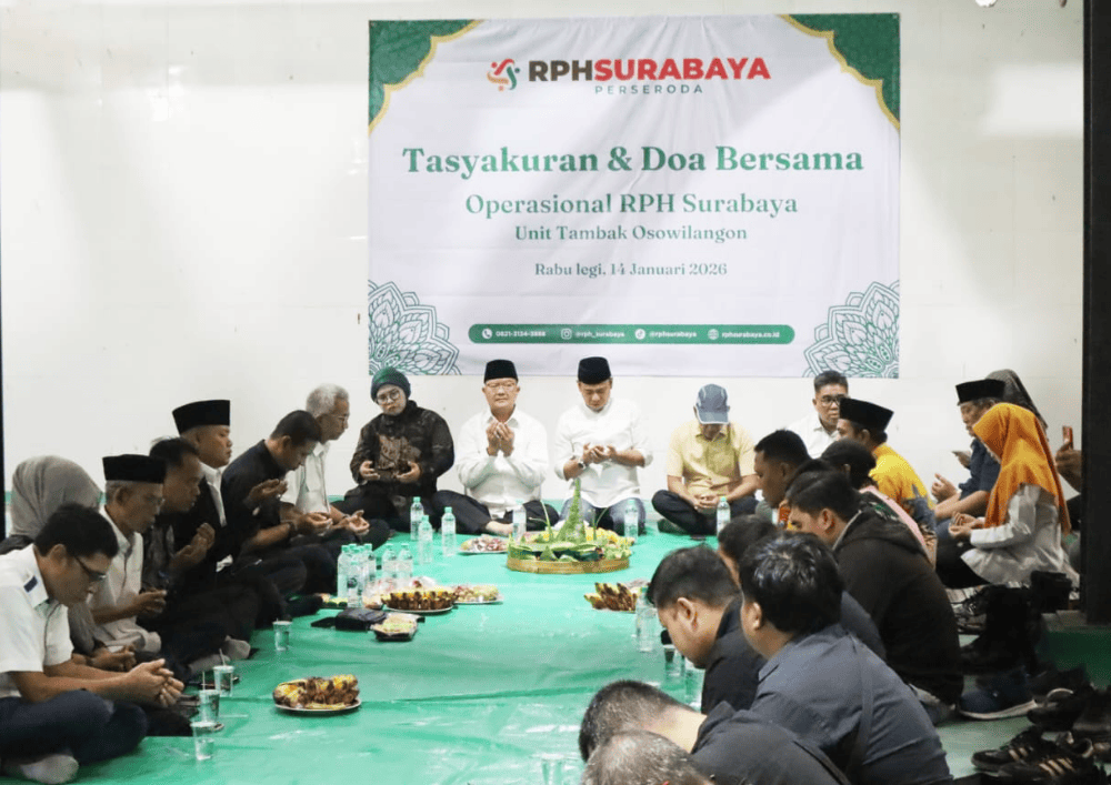 Doa Bersama Tandai Awal Operasional RPH Surabaya Unit Tambak Osowilangon