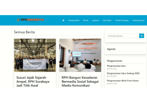 RPH Surabaya Perkuat Tata Kelola Perusahaan Melalui Website Resmi