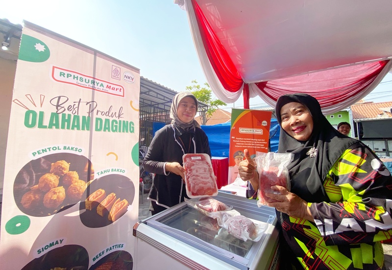 RPH Surabaya Hadir di GPM Wonokromo, Daging Berkualitas Diskon 5 Persen Diserbu Pengunjung
